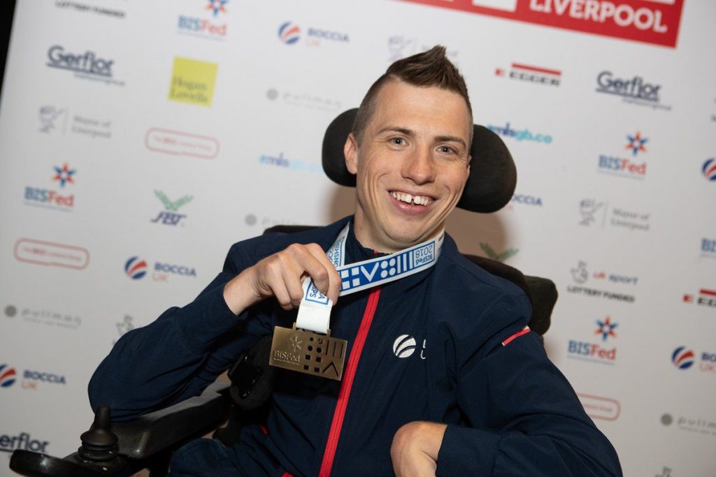 boccia player david smith