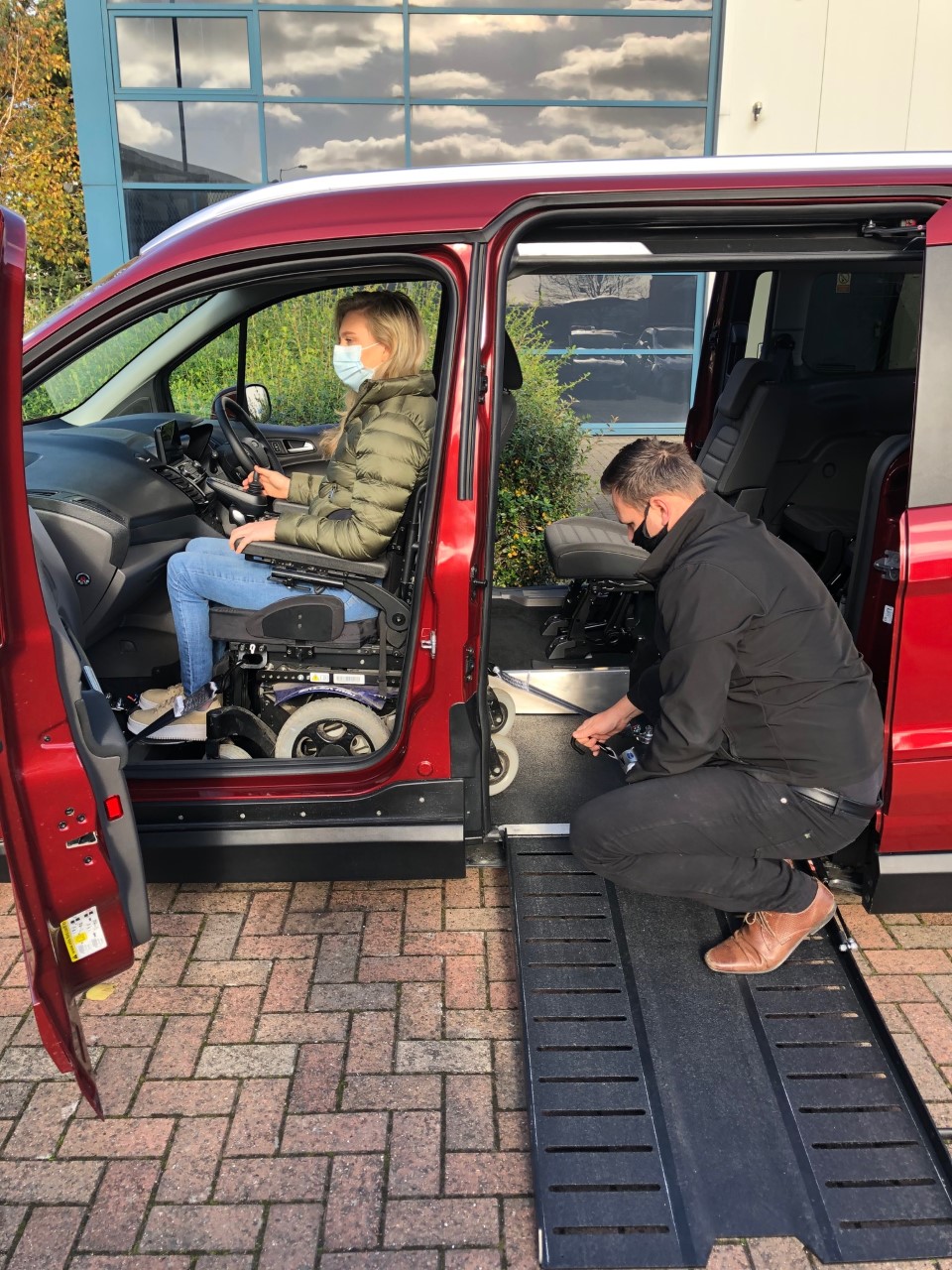 wheelchair accessible vehicle demonstration