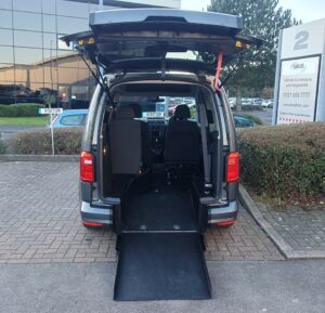 VW Caddy drive from wheelchair wav