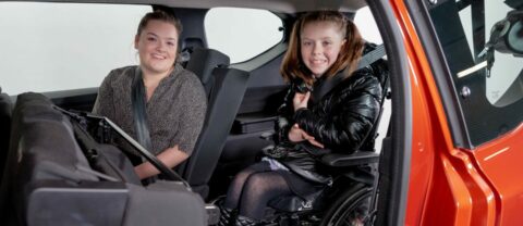 wheelchair accessible family car